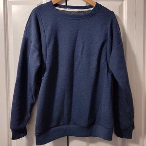 SMALLSHOW Fleece Maternity Nursing Sweatshirt (Large)